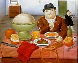 The Supper 1987 by Fernando Botero